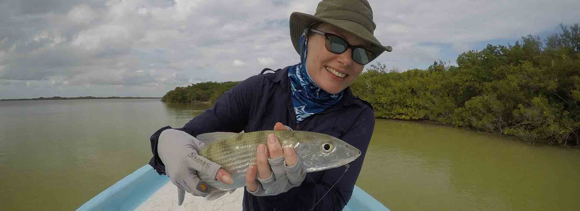 beautiful Tulum Mexico Bonefish from Ascension Bay